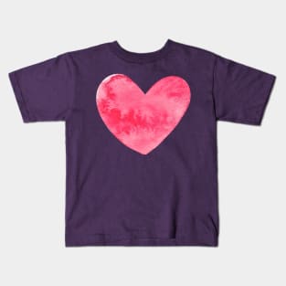 pink heart Kids T-Shirt